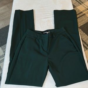 Express forest green dress pants size 2R